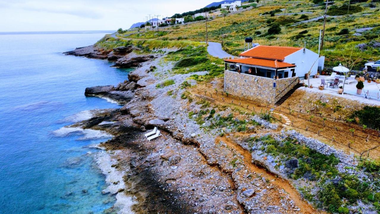 Tholos Alexandra'S Beachfront House Kavousi  Bagian luar foto