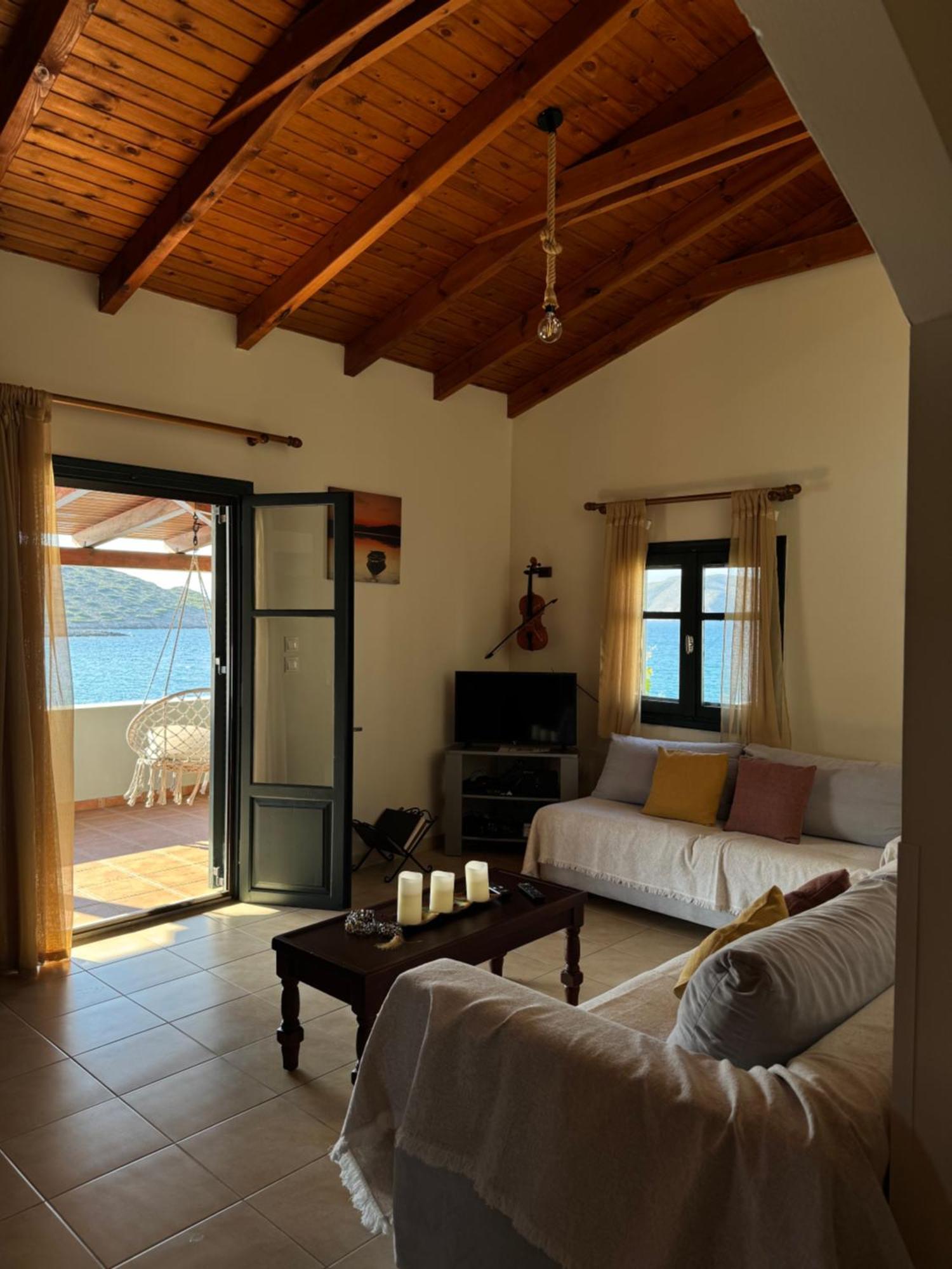 Tholos Alexandra'S Beachfront House Kavousi  Bagian luar foto